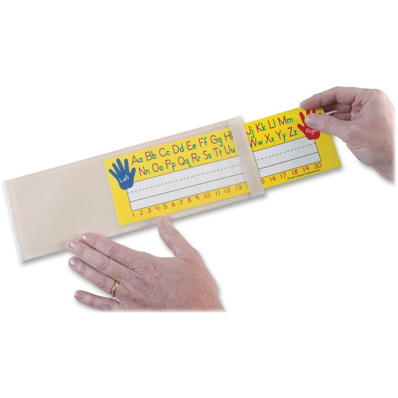 Ashley Productions ASH10400 Name Plate Clear Pockets, 0.5"" Height, 4.25"" Wide, 12.5"" Length, Small (25 per Package)